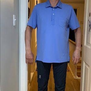 Blue Ralph Lauren RLX golf polo